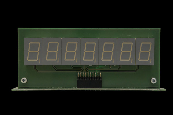7 digit numeric Display