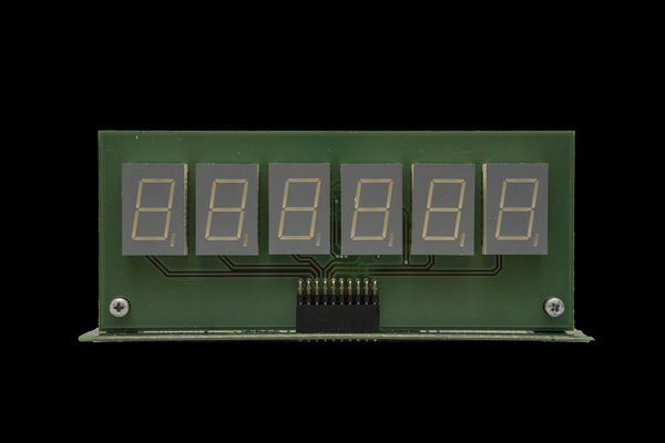 5 x 6-sifret numerisk display sett